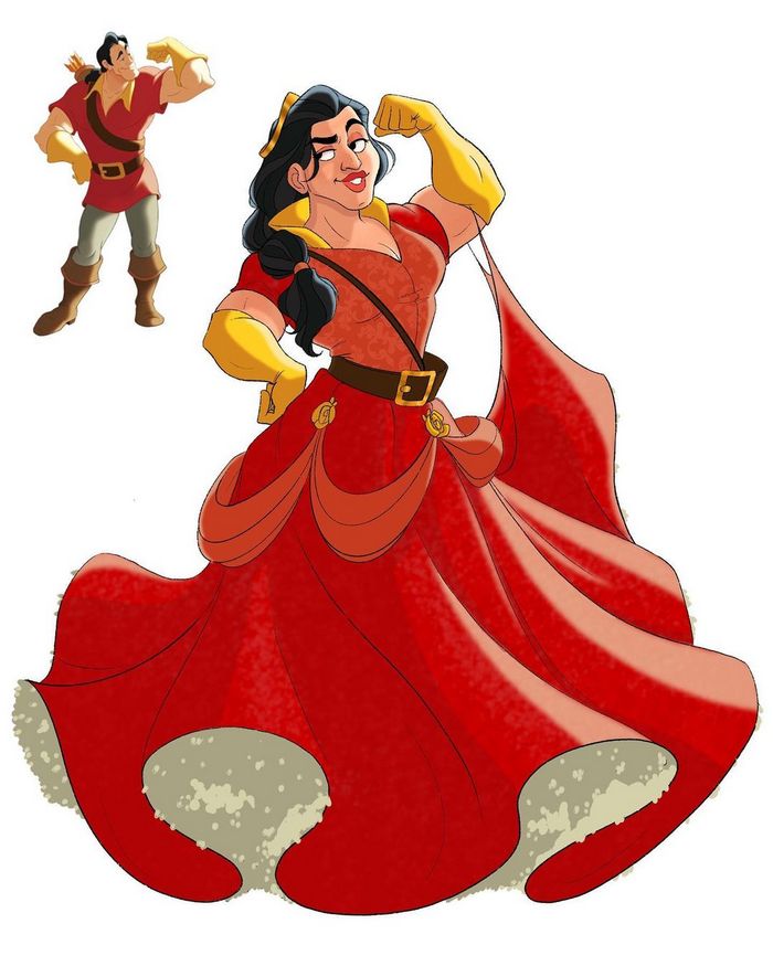 Artista faz vilões da Disney virarem princesas 1