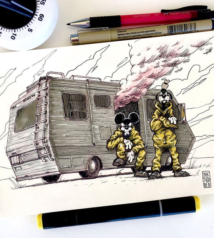 Artista russo cria ilustrações que são divertidas e assustadoras 2