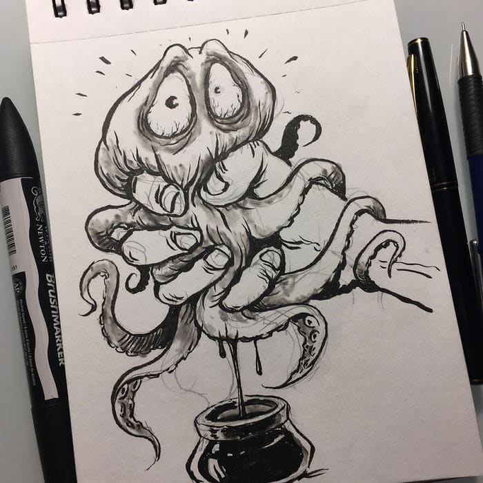 Artista russo cria ilustrações que são divertidas e assustadoras 10