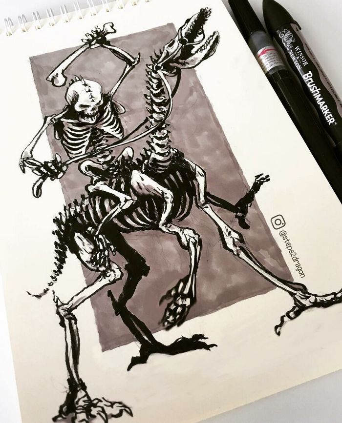 Artista russo cria ilustrações que são divertidas e assustadoras 11