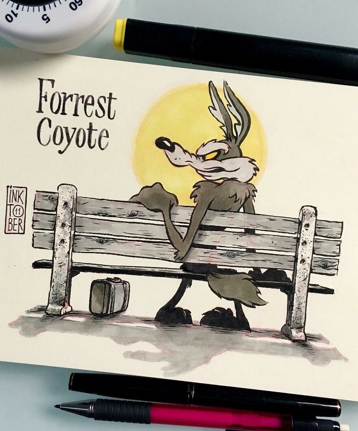 Artista russo cria ilustrações que são divertidas e assustadoras 12