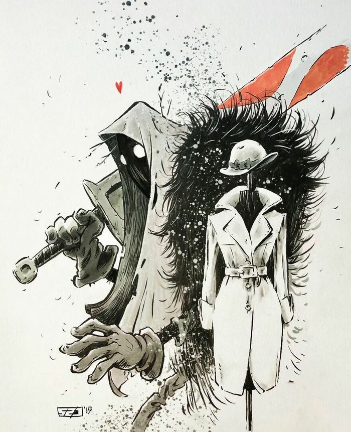 Artista russo cria ilustrações que são divertidas e assustadoras 19