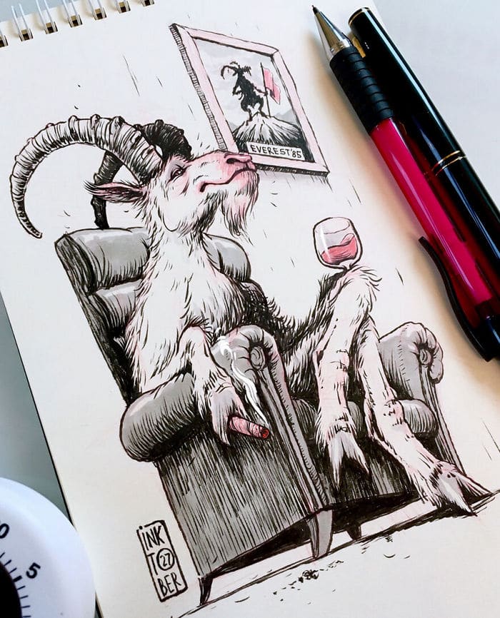 Artista russo cria ilustrações que são divertidas e assustadoras 21