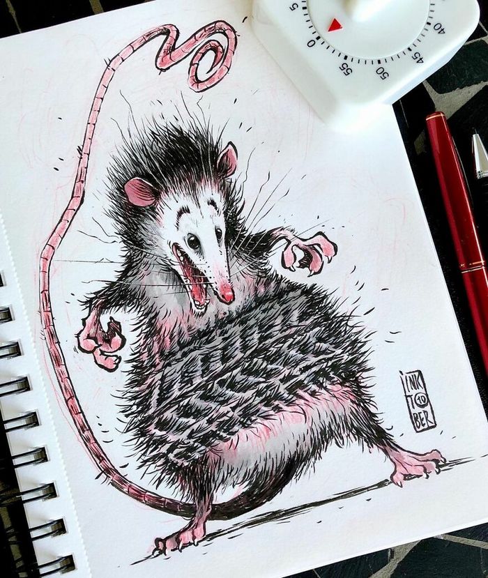 Artista russo cria ilustrações que são divertidas e assustadoras 30