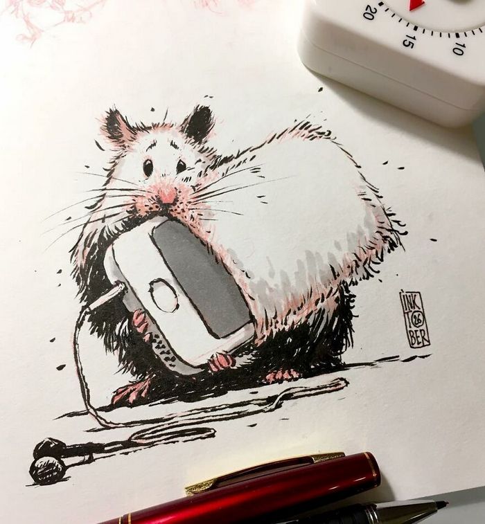 Artista russo cria ilustrações que são divertidas e assustadoras 36