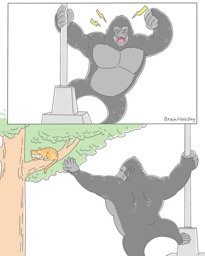 Artista taiwanês ilustra personagens fofinhos em situações engraçadas 1