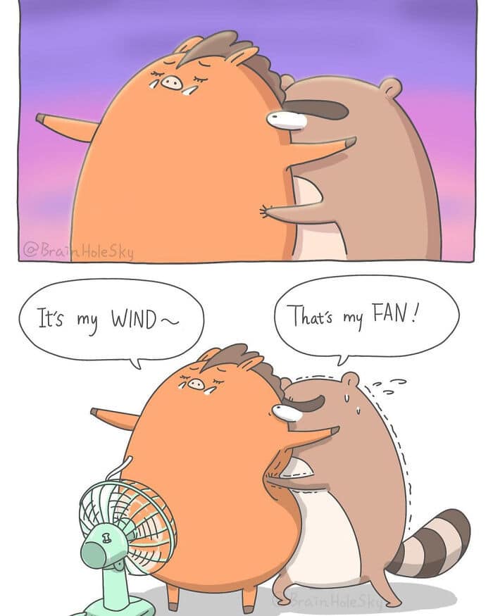 Artista taiwanês ilustra personagens fofinhos em situações engraçadas 4