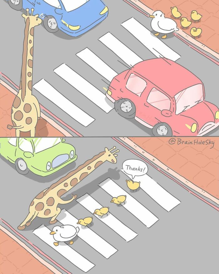 Artista taiwanês ilustra personagens fofinhos em situações engraçadas 8