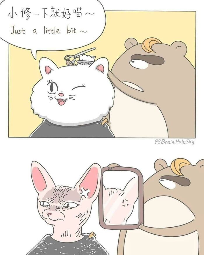 Artista taiwanês ilustra personagens fofinhos em situações engraçadas 9