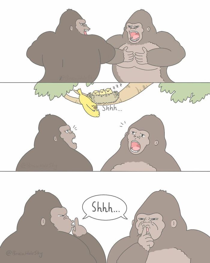 Artista taiwanês ilustra personagens fofinhos em situações engraçadas 20