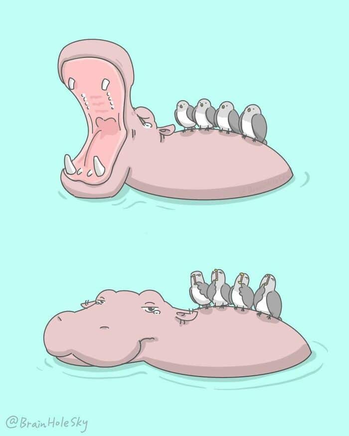 Artista taiwanês ilustra personagens fofinhos em situações engraçadas 23