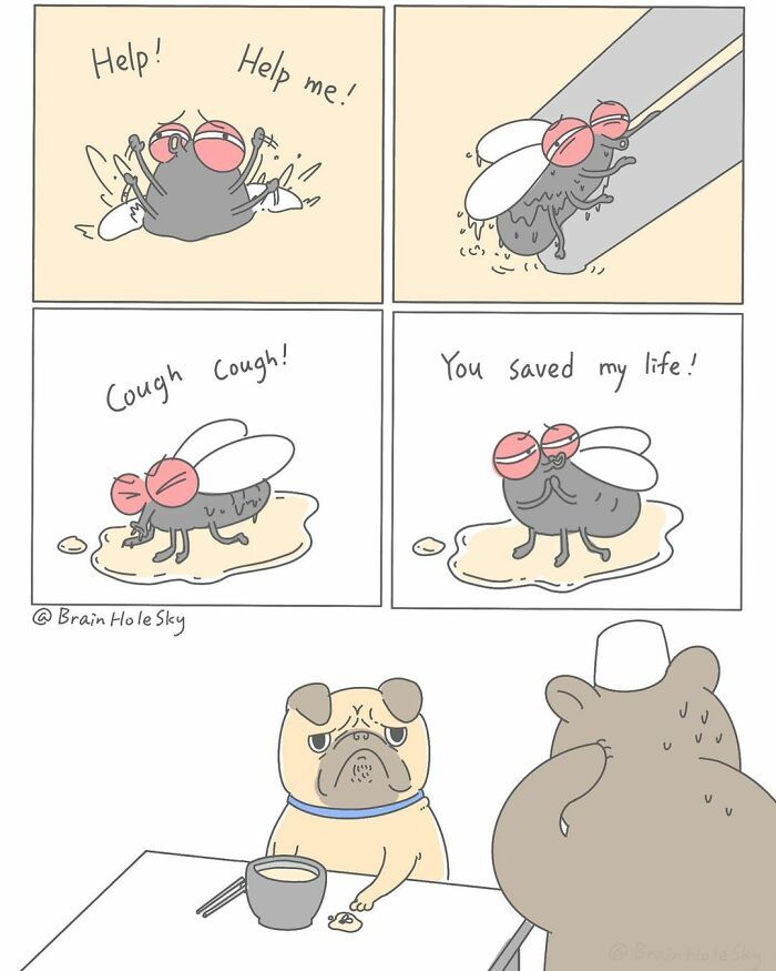 Artista taiwanês ilustra personagens fofinhos em situações engraçadas 25