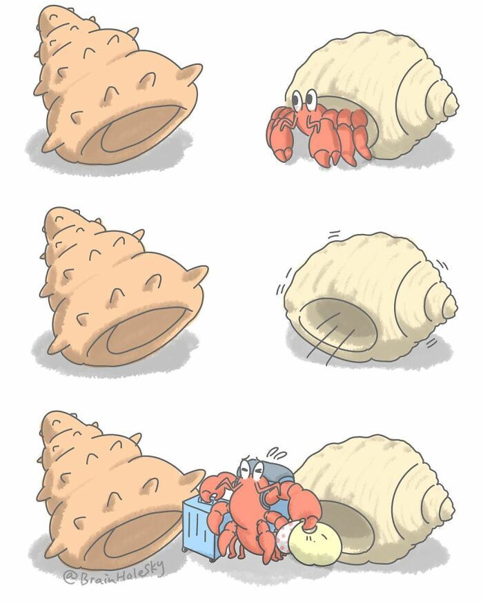 Artista taiwanês ilustra personagens fofinhos em situações engraçadas 26