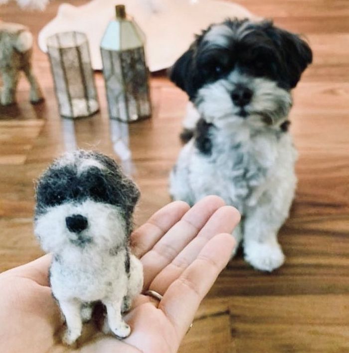 Este artista faz mini bichinhos de lã 3