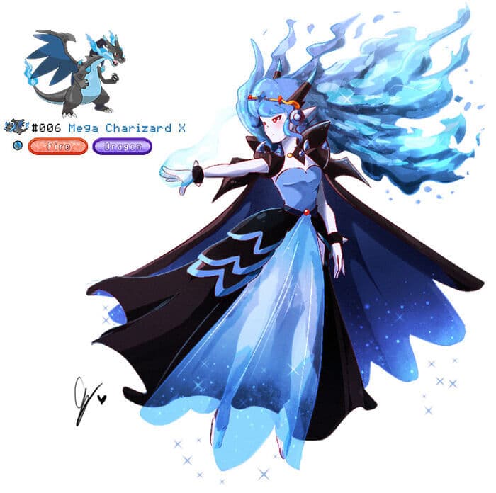 Sou um artista preso a uma cadeira de rodas e me desafiei a desenhar cada Pokémon como humano 33