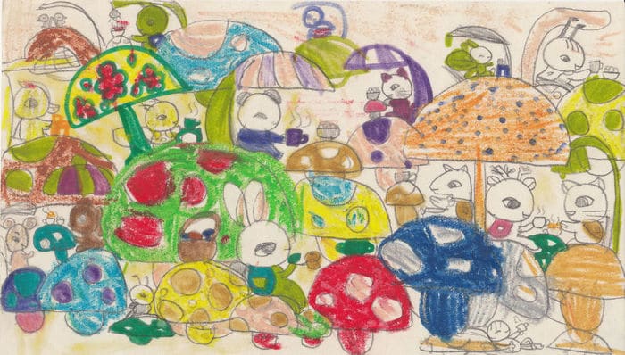 Tentei desenhar meus desenhos de infância de novo 30 anos depois 3