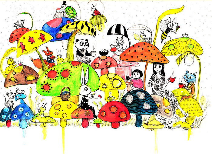 Tentei desenhar meus desenhos de infância de novo 30 anos depois 4