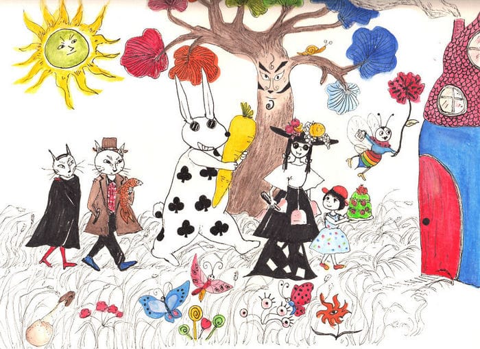 Tentei desenhar meus desenhos de infância de novo 30 anos depois 6