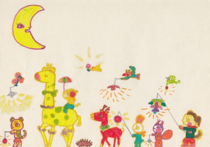 Tentei desenhar meus desenhos de infância de novo 30 anos depois 7