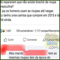 Eis o porquê de não existir brechó masculino