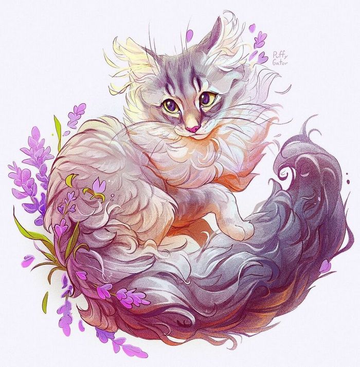 Artista cria ilustrações fofas de animais selvagens e animais de estimação 10