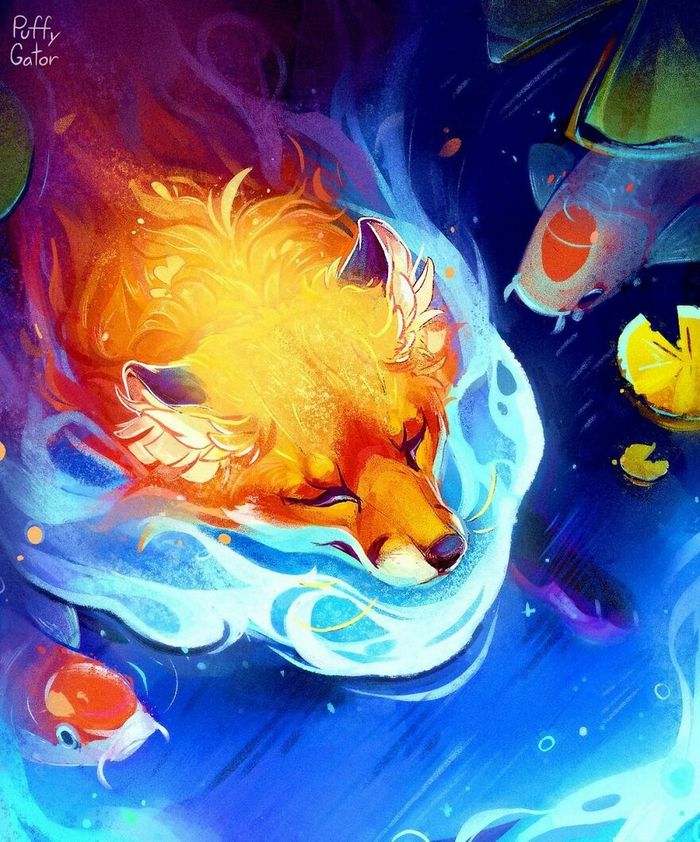 Artista cria ilustrações fofas de animais selvagens e animais de estimação 31