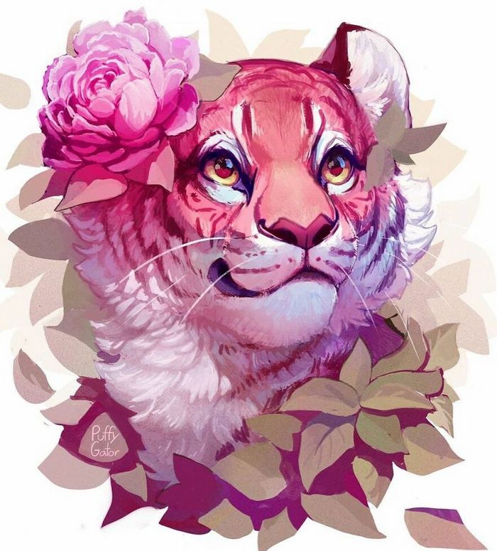 Artista cria ilustrações fofas de animais selvagens e animais de estimação 34