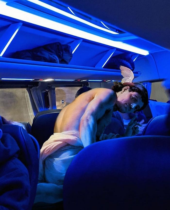 Artista insere personagens de pinturas clássicas no mundo moderno 2