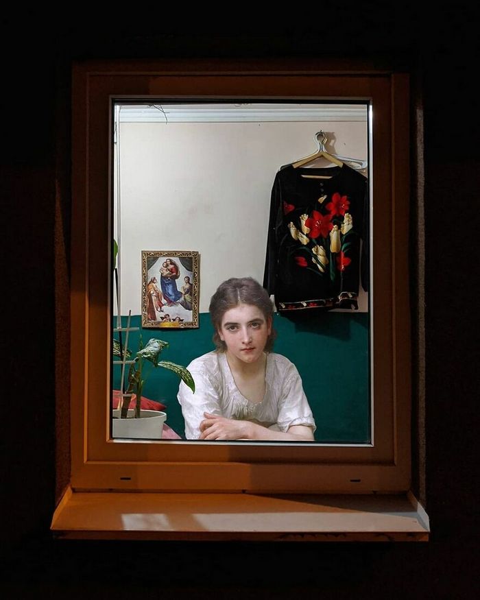 Artista insere personagens de pinturas clássicas no mundo moderno 21