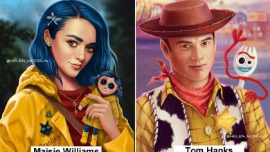 Artista russo mostra quais celebridades que deveria interpretar os personagens de animação 32