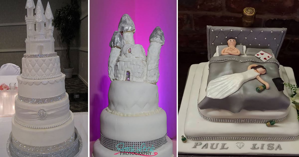 30 vezes as pessoas questionam se esses bolos de casamento eram a escolha certa para o grande dia