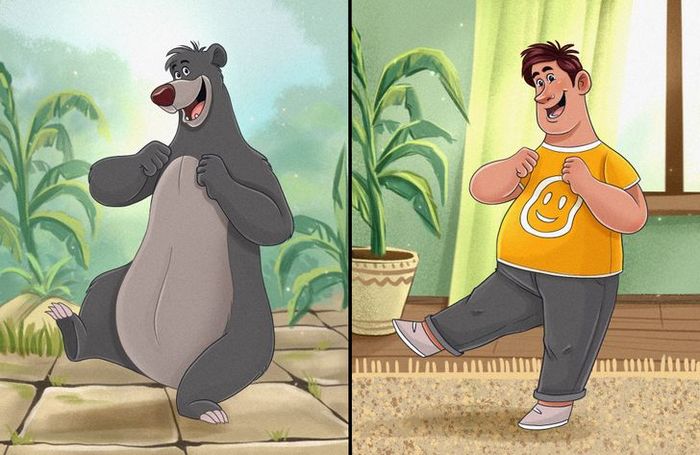 Como seriam 15 animais da Disney se fossem humanos 1