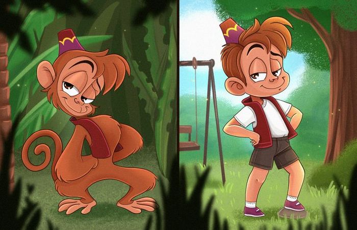 Como seriam 15 animais da Disney se fossem humanos 3