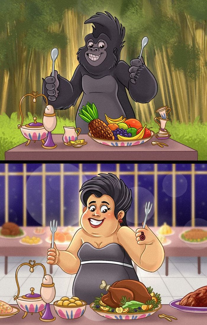 Como seriam 15 animais da Disney se fossem humanos 13