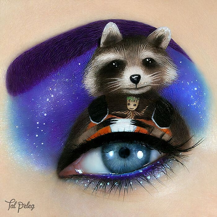 Esta artista cria cenas mágicas em suas pálpebras usando maquiagem 26