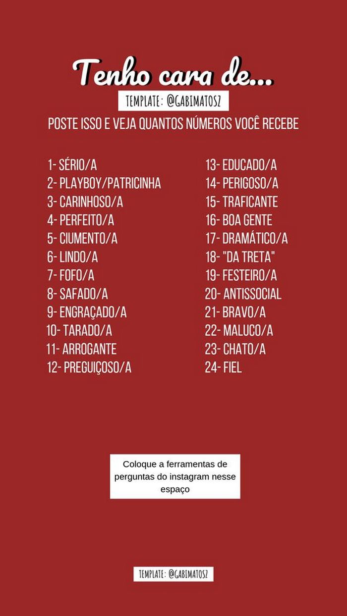 121 melhores ideias de Enquetes para stories 20