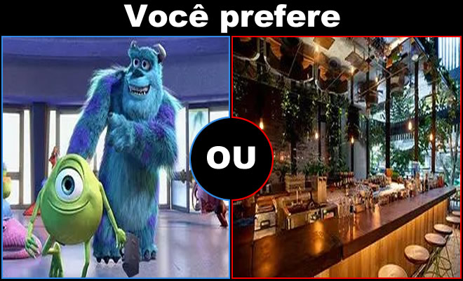12 perguntas no estilo o que você prefere: Universo Pixar e a vida real 7