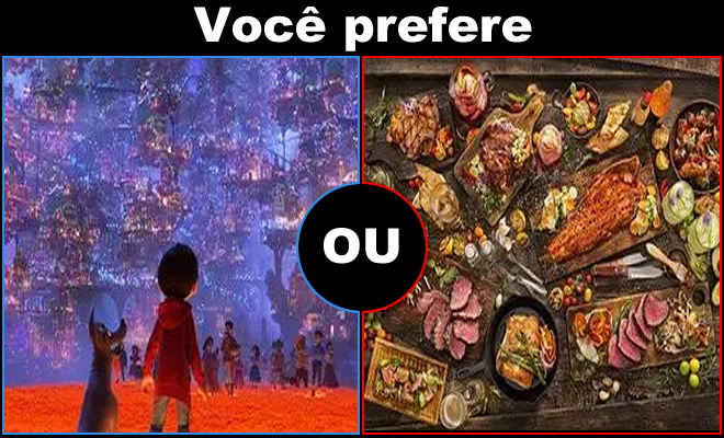 12 perguntas no estilo o que você prefere: Universo Pixar e a vida real 13