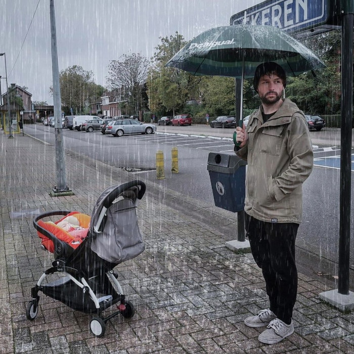 Pai usa Photoshop para por seu filho em situações de perigo para assustar os parentes 7 Pai usa Photoshop para por seu filho em situações de perigo para assustar os parentes 7