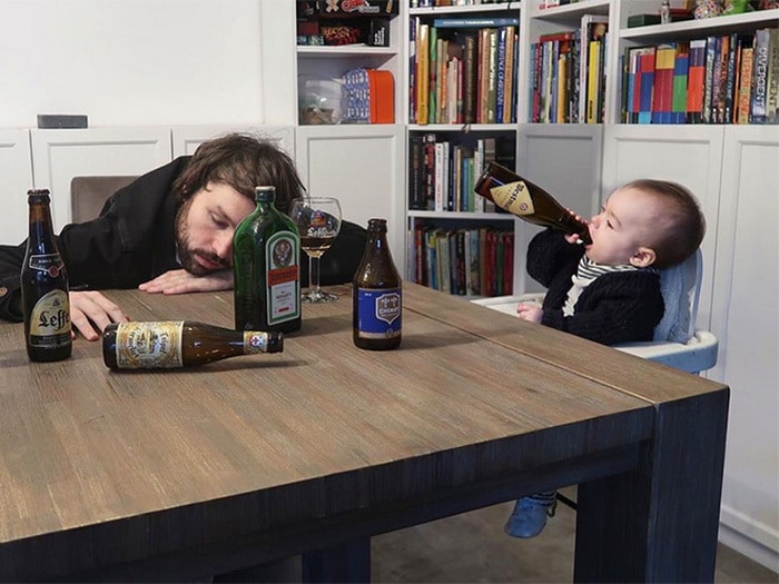 Pai usa Photoshop para por seu filho em situações de perigo para assustar os parentes 10 Pai usa Photoshop para por seu filho em situações de perigo para assustar os parentes 10
