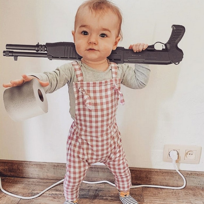 Pai usa Photoshop para por seu filho em situações de perigo para assustar os parentes 13 Pai usa Photoshop para por seu filho em situações de perigo para assustar os parentes 13