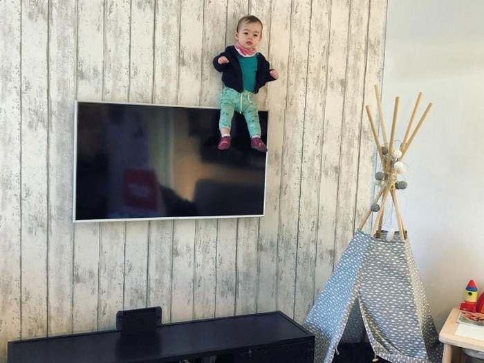 Pai usa Photoshop para por seu filho em situações de perigo para assustar os parentes 19 Pai usa Photoshop para por seu filho em situações de perigo para assustar os parentes 19
