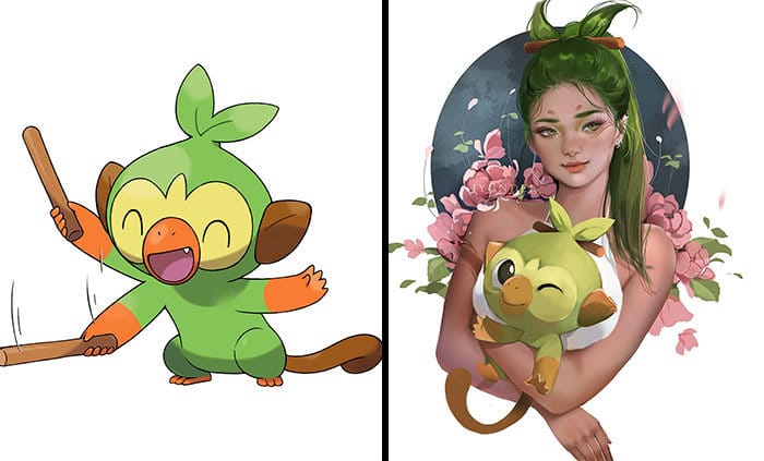 Personagens famosos recriados por uma artista coreana em seu próprio estilo 39