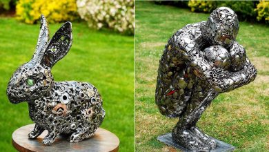 Artista americano traz materiais reciclados de volta à vida, aqui estão 42 de suas esculturas incríveis 55
