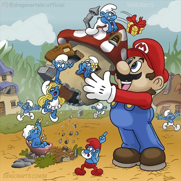 Artista mostra o que os super-heróis e outros personagens famosos fazem quando não estão salvando o mundo 5