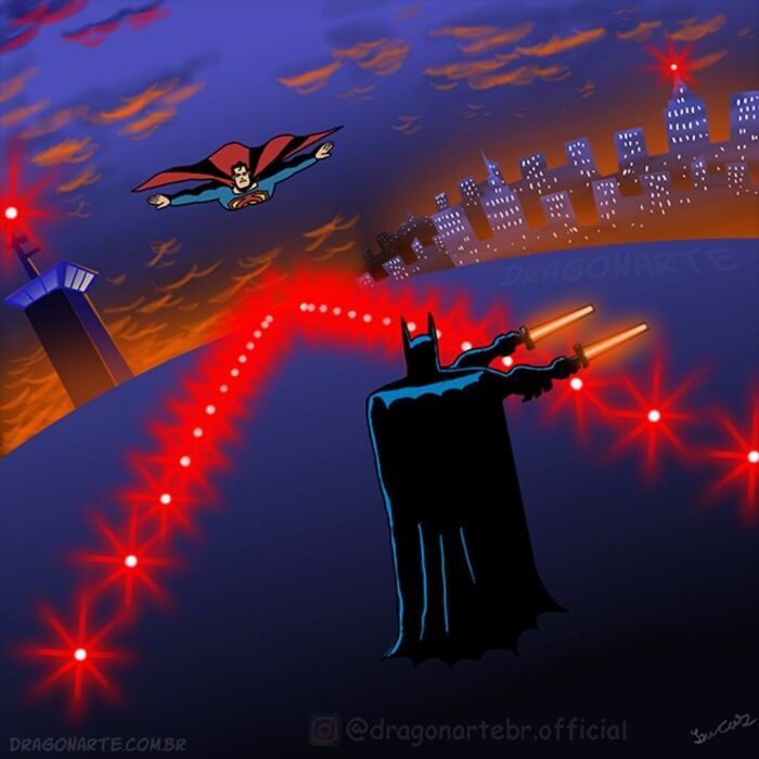 Artista mostra o que os super-heróis e outros personagens famosos fazem quando não estão salvando o mundo 6