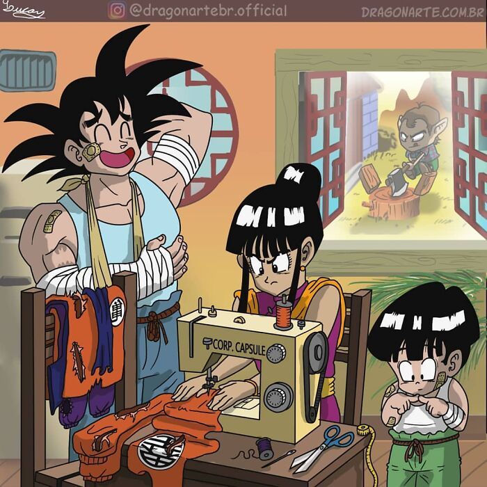 Artista mostra o que os super-heróis e outros personagens famosos fazem quando não estão salvando o mundo 12