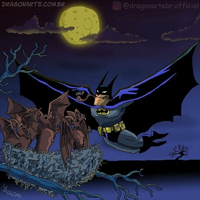 Artista mostra o que os super-heróis e outros personagens famosos fazem quando não estão salvando o mundo 15