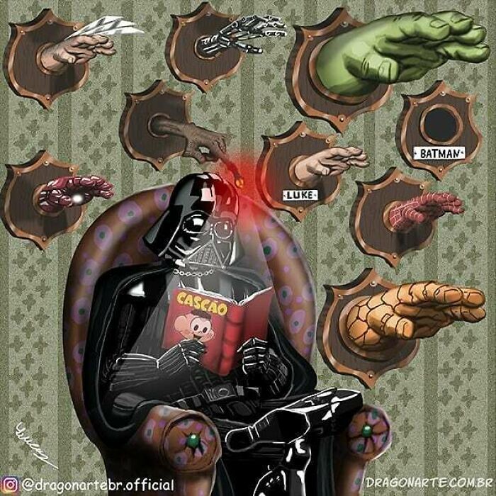 Artista mostra o que os super-heróis e outros personagens famosos fazem quando não estão salvando o mundo 28