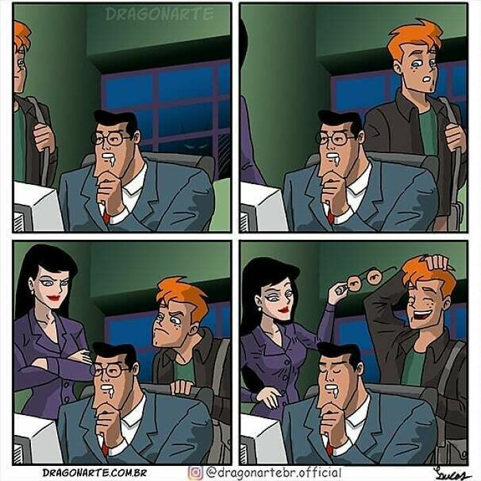 Artista mostra o que os super-heróis e outros personagens famosos fazem quando não estão salvando o mundo 29